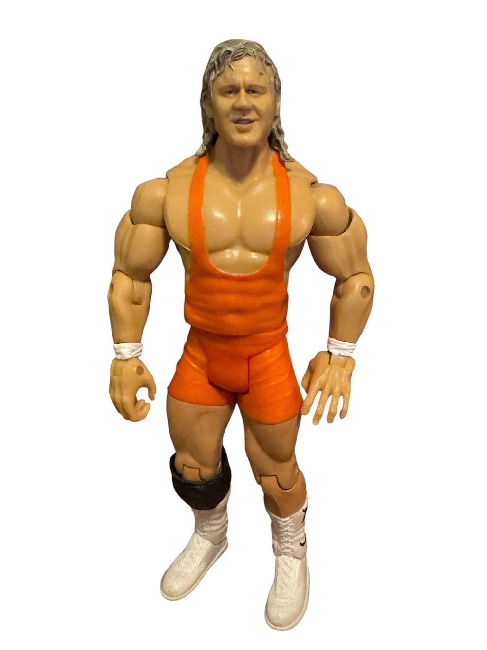 WWE Mattel Bob Backlund Action Figure Orange Singlet Loose Wrestling Figure